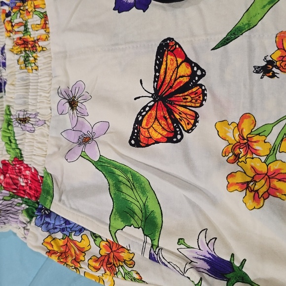 NWT- Soma Floral Butterfly Print Pajama Set - Picture 6 of 7